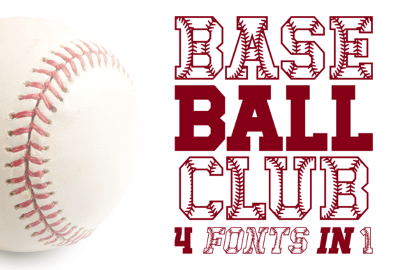 Baseball Club Font: A Home Run for Your Designs