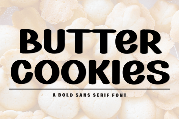 Butter Cookies: A Festive Typeface for Holiday Charm