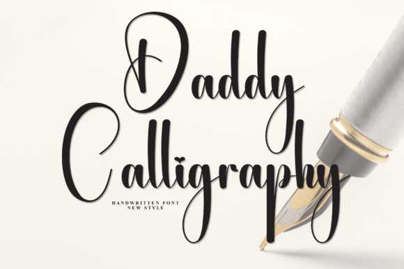 Daddy Calligraphy: The Charming Handwritten Font