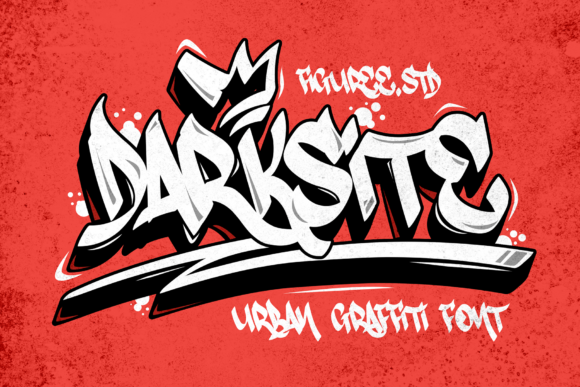 Darksite: Urban Graffiti Font for Bold Designs
