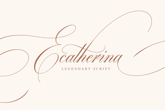 Ecatherina: Discovering a Graceful Script Font for Your Projects