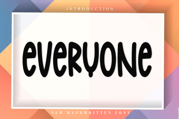 Everyone: The Elegant Script Font for Modern Branding