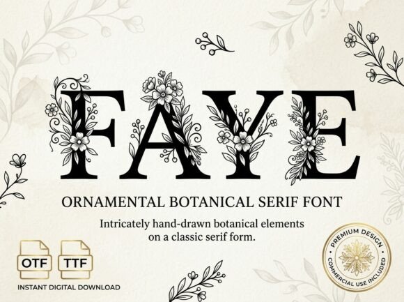 Faye: A Striking Display Font for Modern Creatives