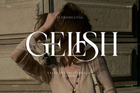 Gelish: Elegant Ligature Serif for Premium Design