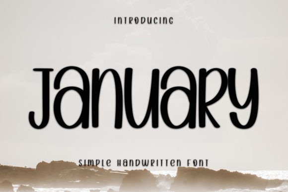 January: An Elegant Handwritten Font for Timeless Designs