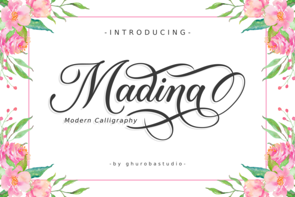 Madina: A Magical and Elegant Handwritten Typeface