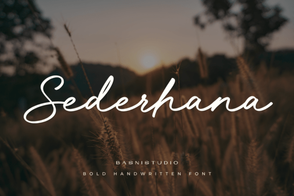 Sederhana: A Font of Rustic Elegance