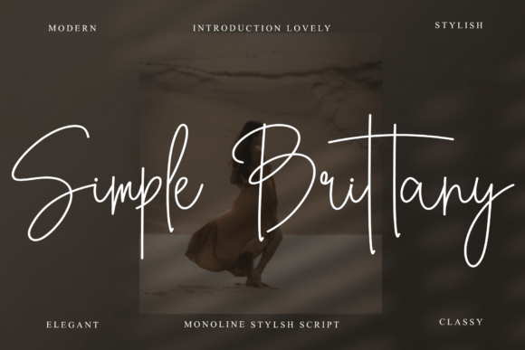 Simple Brittany: A Warm, Playful Font for Creative Projects